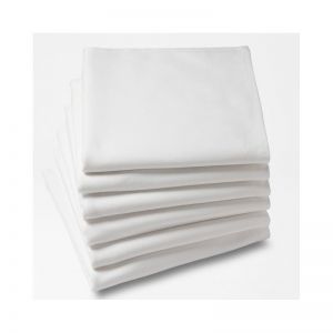 Serviette de table coton blanc
