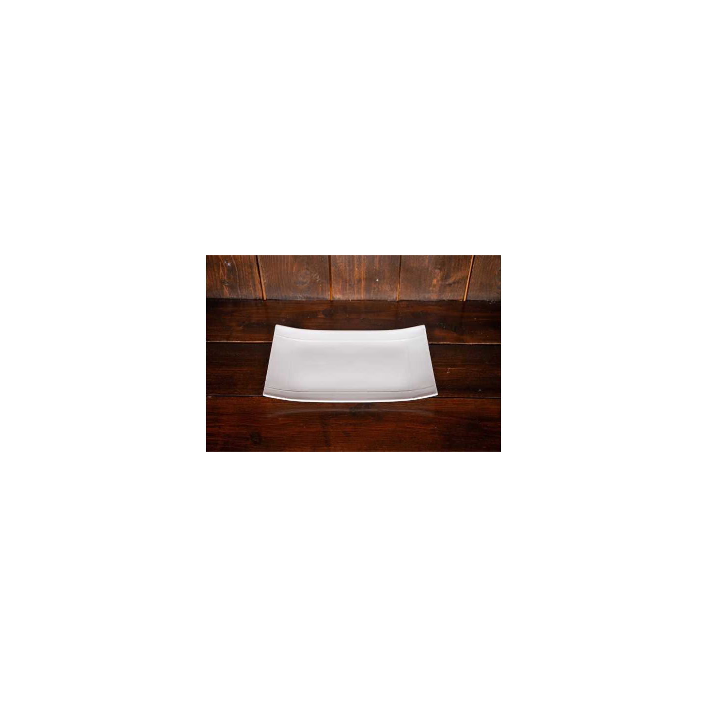 Plat rectangulaire en porcelaine 30cm