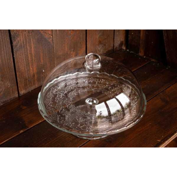 Support à gâteau avec cloche