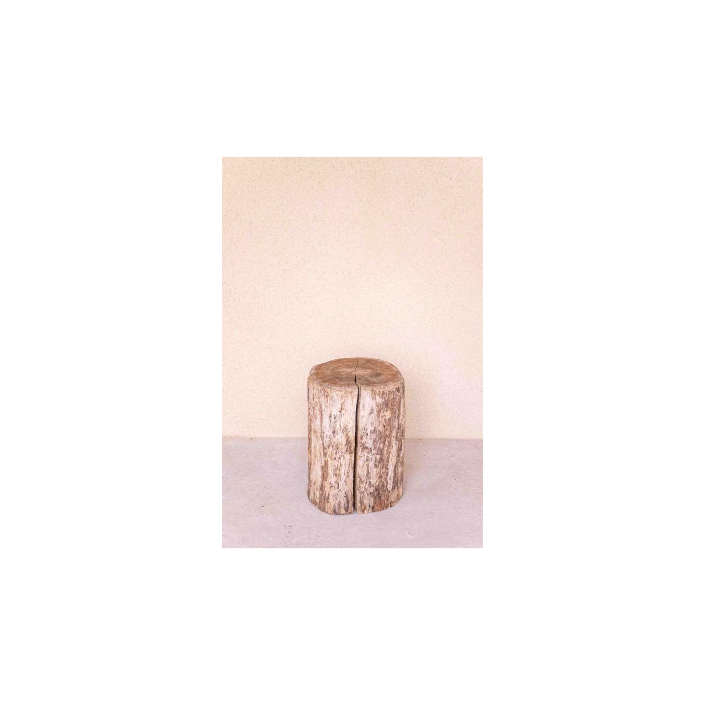 Tabouret rodin de bois