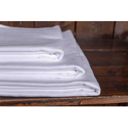 Nappe coton blanc 150 x 300 Nappe coton blanc 150 x 300