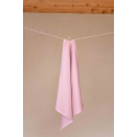 Serviette tissu rose poudré