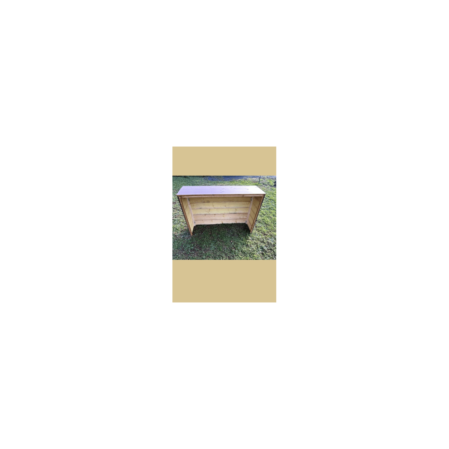 Buffet en bois pliant