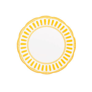 Assiette plate Napoli jaune 27cm