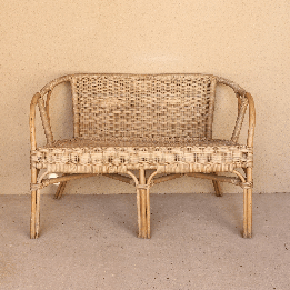 Banquette en rotin