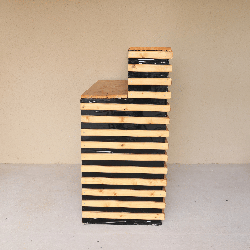 Bar en bois industriel