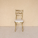 chaise chivari dorée