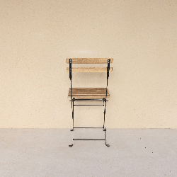 Chaise square bois