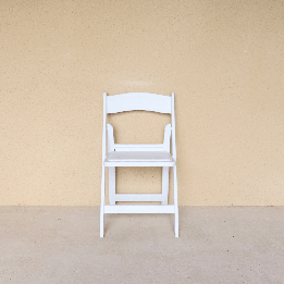 Chaise Wedding pliante blanche