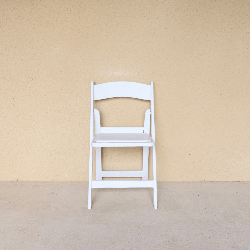 Chaise Wedding pliante blanche