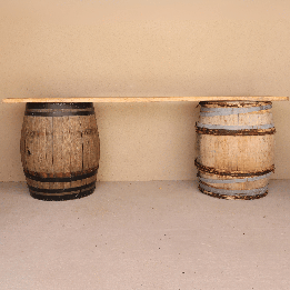 Planche pour buffet tonneau - Bois clair