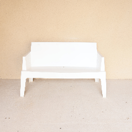 Salon de jardin Lounge blanc