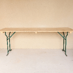 Table rectangulaire Bois L 220cm x l 70cm x H 76cm