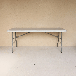 Table rectangulaire PVC L 183cm x l 76cm x H 76cm