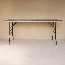 Table rectangulaire bois 183 x 76