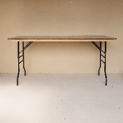 Table rectangulaire bois 183 x 76