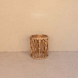 Table basse en rotin