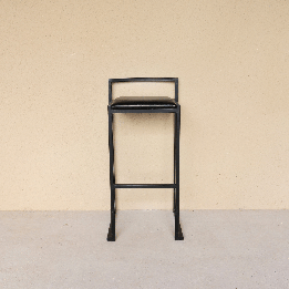 Tabouret KUBO Assise Noire