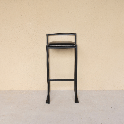 Tabouret KUBO Assise Noire