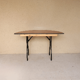 Table demi-ronde D120cm