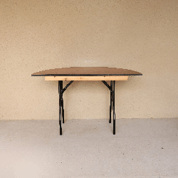 Table demi-ronde D120cm