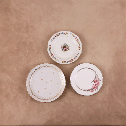 Assiette à dessert Vintage fleurie Assiette à dessert Vintage fleurie