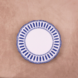 Assiette plate Napoli bleu 27cm