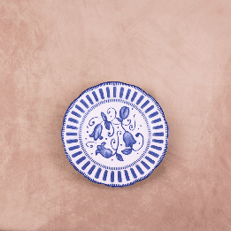 Assiette à dessert Napoli bleu 21cm Assiette à dessert Napoli bleu 21cm