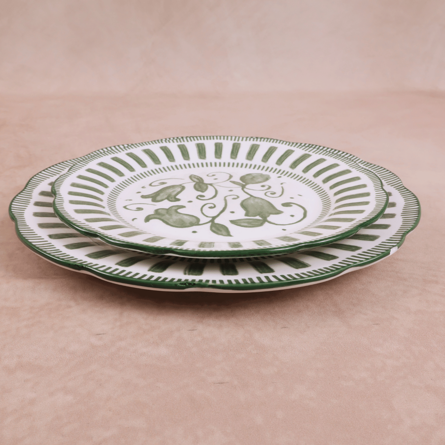 Assiette à dessert Napoli vert 21cm