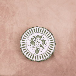 Assiette à dessert Napoli vert 21cm