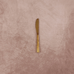 Couteau à entremet doré