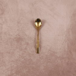 Cuillère à entremet dorée