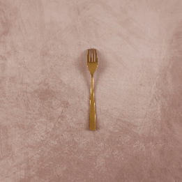 Fourchette de table dorée Fourchette de table dorée