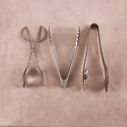 Grande pince de cuisine en Inox Grande pince de cuisine en Inox
