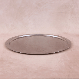 Plateau inox rond 35cm Plateau inox rond 35cm
