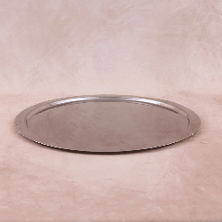 Plateau inox rond 35cm