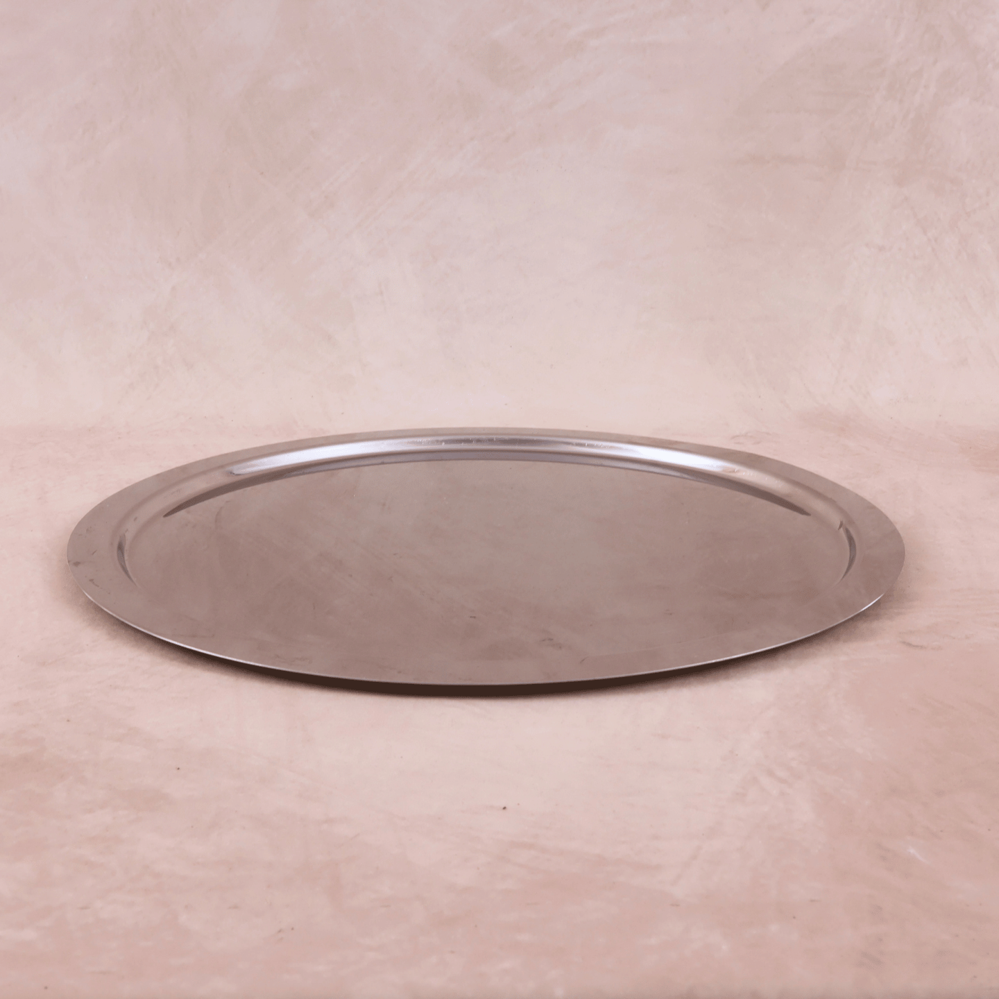 Plateau inox rond 35cm