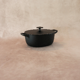 Cocotte en fonte noire