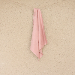 Serviette tissu rose poudré