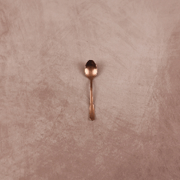 Cuillère à café cuivrée mate