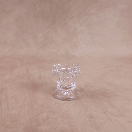 Bougeoir transparent bougie chandelle Bougeoir transparent bougie chandelle