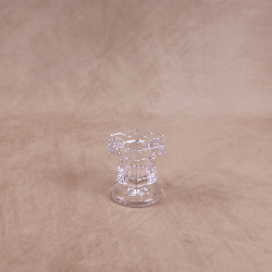 Bougeoir transparent bougie chandelle