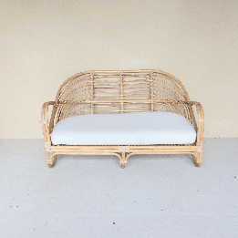 Banquette en osier