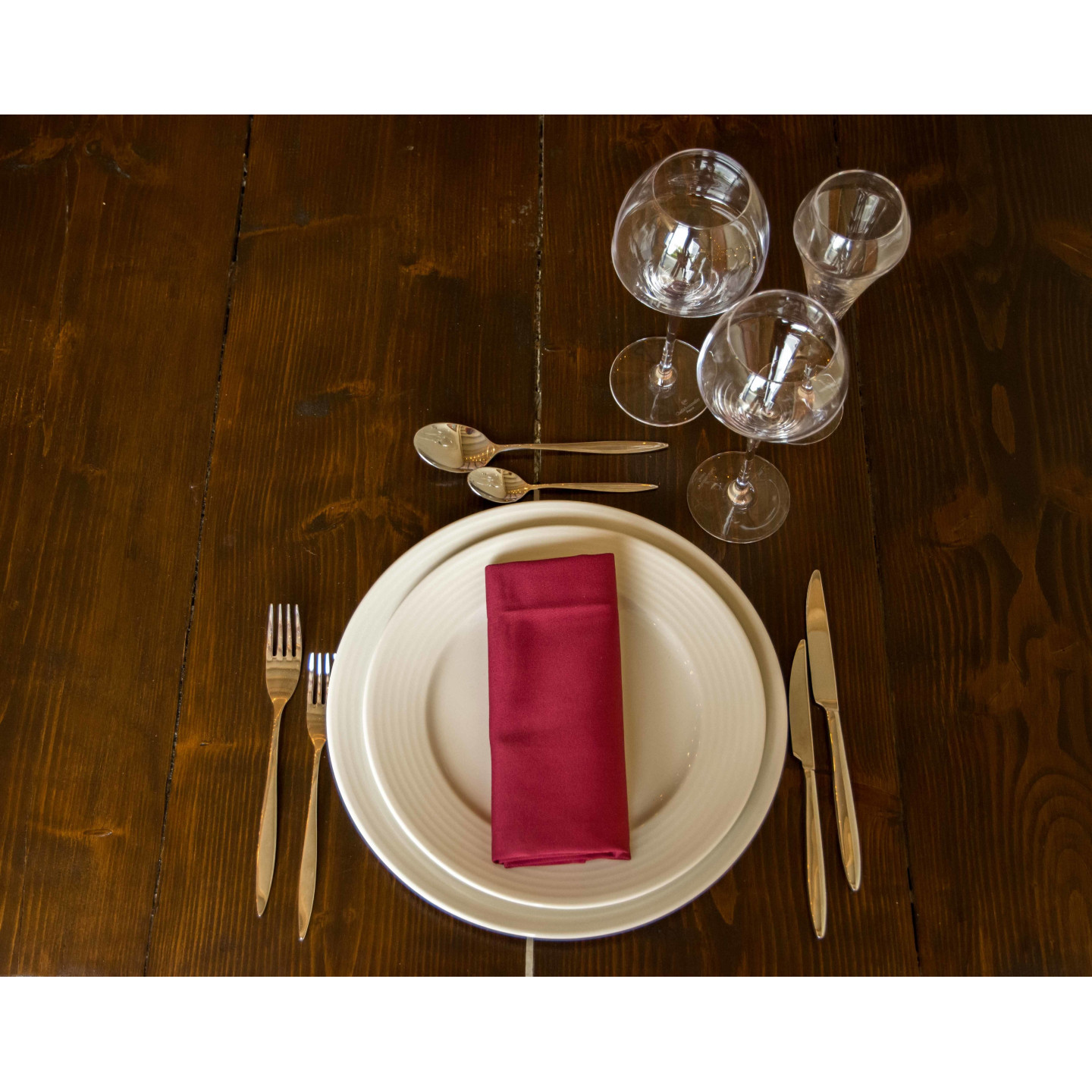 Serviette tissu Bordeaux